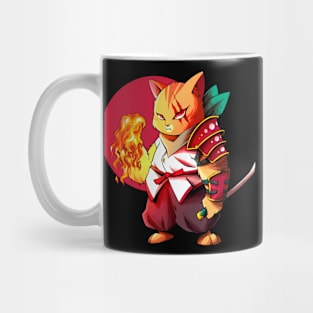 Fire Bender Cat Mug